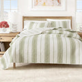 3-Piece Stripe Quilt - Wesley Collection
