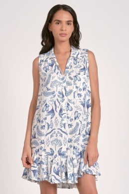 Blue Porcelain Dress