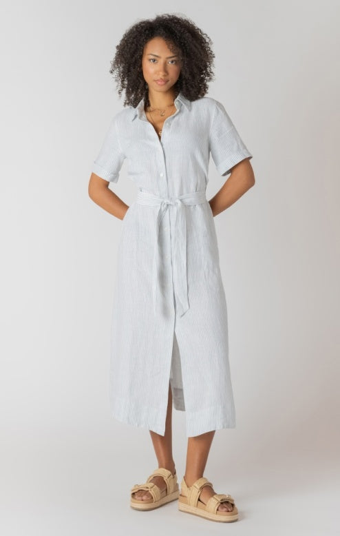 Belted Shirt Dress