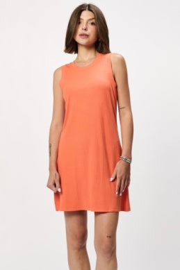 Justine Dress-Persimmon