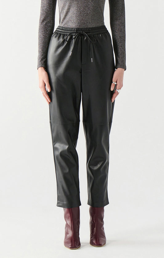 Pull-On Pleather Pant