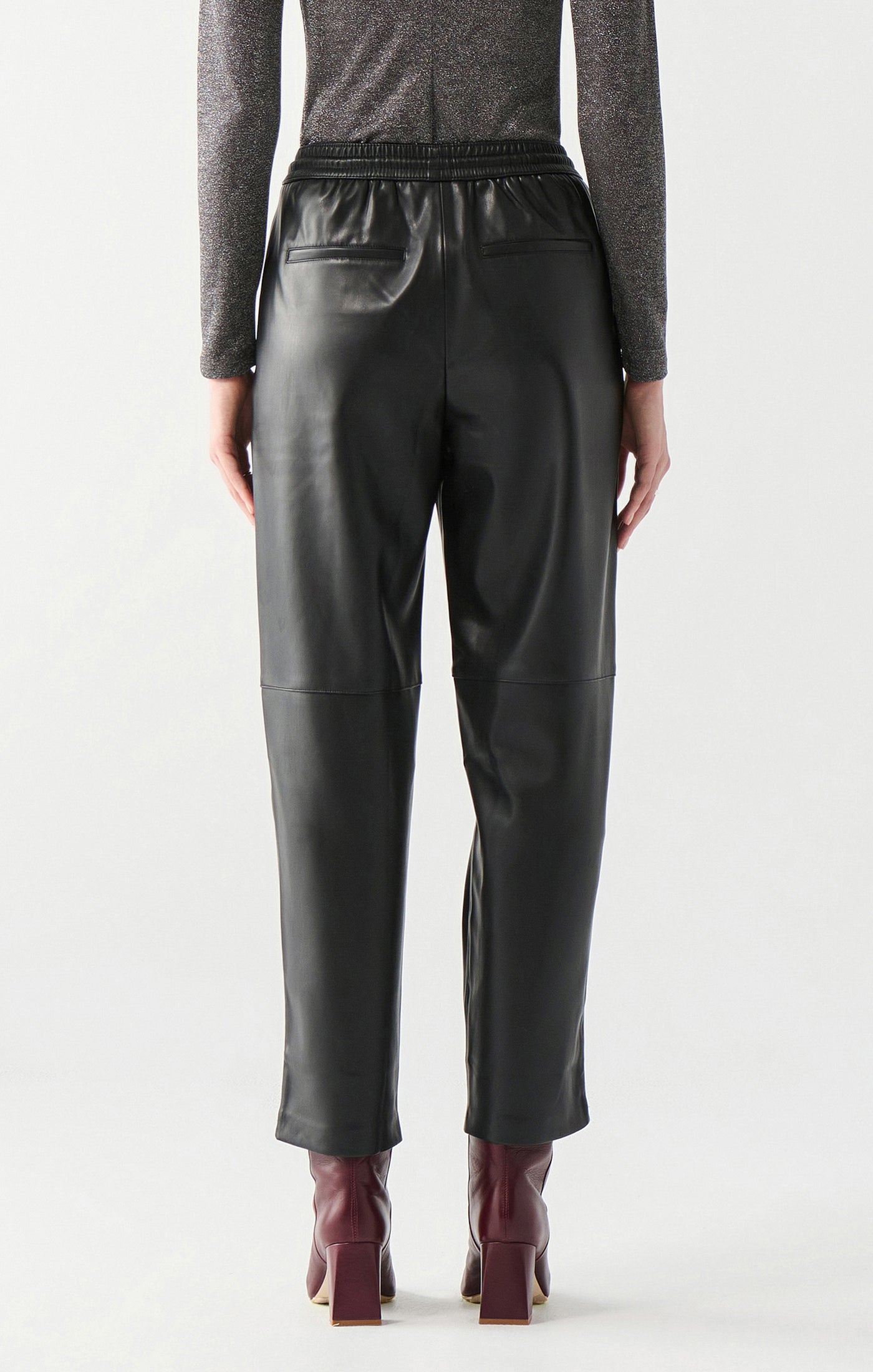 Pull-On Pleather Pant