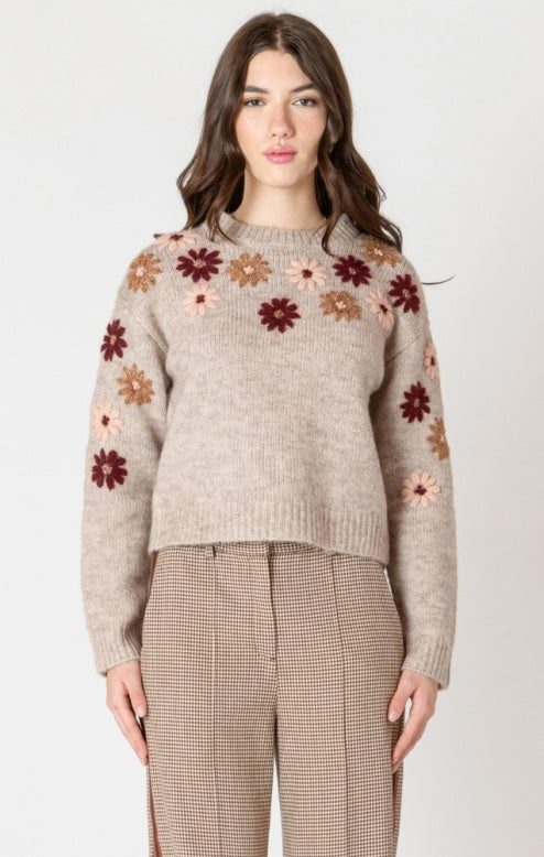 Floral Meadow Sweater