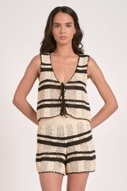 Tie Front Vest